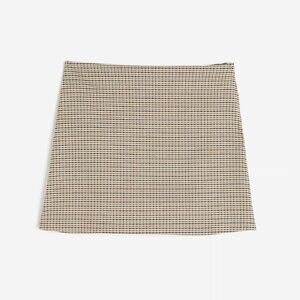 H&M Houndstooth Mini Skirt